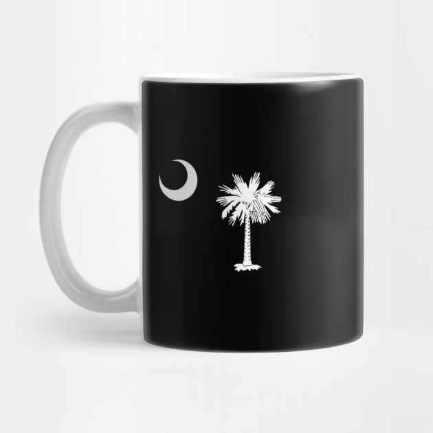 Flag of South Carolina - Black by brigadeiro